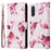 For Samsung Galaxy A36 5G Case Lacquered Marble Pattern Leather Phone Cover - Rose Gold - 1
