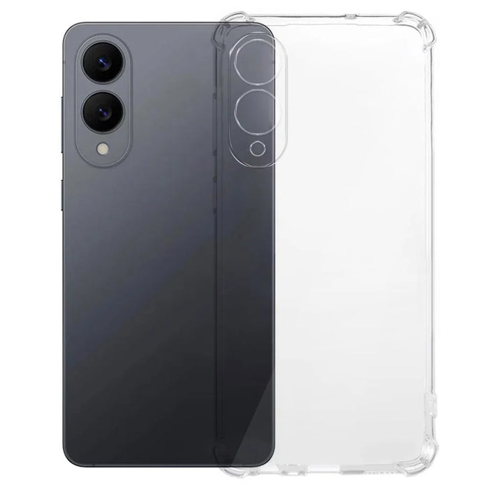 KALEBOL For Samsung Galaxy S25 Edge Case 1.5mm TPU Transparent Anti-Drop Phone Cover - 1