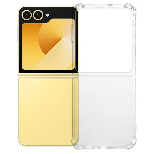 KALEBOL For Samsung Galaxy Z Flip7 5G Case 1.5mm TPU Transparent Anti-Drop Phone Cover - 1