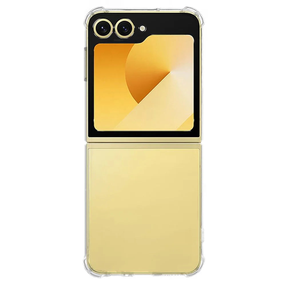 KALEBOL For Samsung Galaxy Z Flip7 5G Case 1.5mm TPU Transparent Anti-Drop Phone Cover - 3
