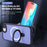 For iPhone 17e / 16e Case Compatible with MagSafe TPU + Acrylic Matte Phone Back Cover with Kickstand - Dark Purple - 3