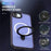 For iPhone 17e / 16e Case Compatible with MagSafe TPU + Acrylic Matte Phone Back Cover with Kickstand - Dark Purple - 6