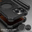 For iPhone 16 Pro Max Case PC + Metal Boardless Phone Back Cover with Kickstand - Black - 4