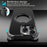 For iPhone 16 Pro Max Case PC + Metal Boardless Phone Back Cover with Kickstand - Black - 6