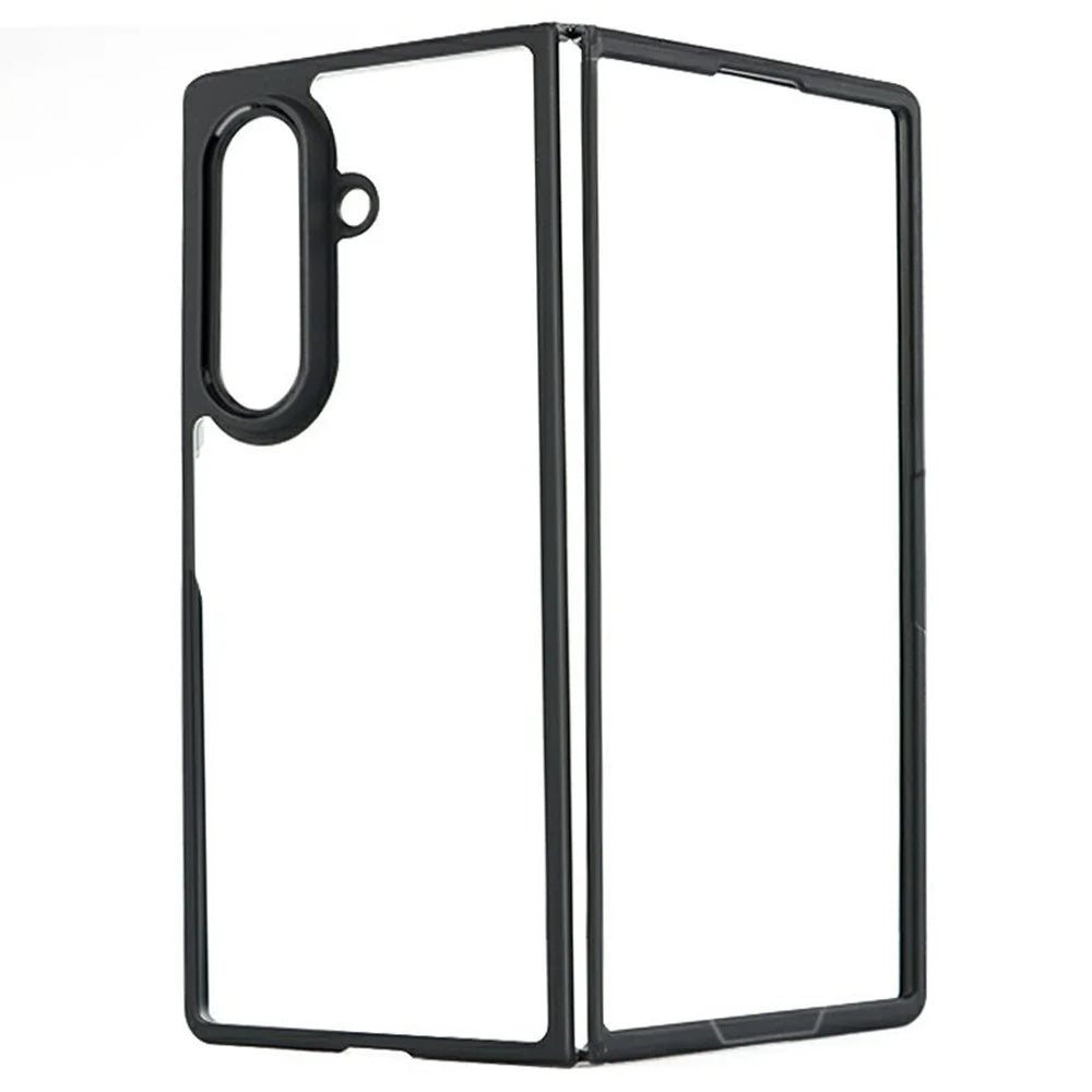 For Samsung Galaxy Z Fold7 5G Case Shockproof PC + TPU Clear Back Phone Cover - 2