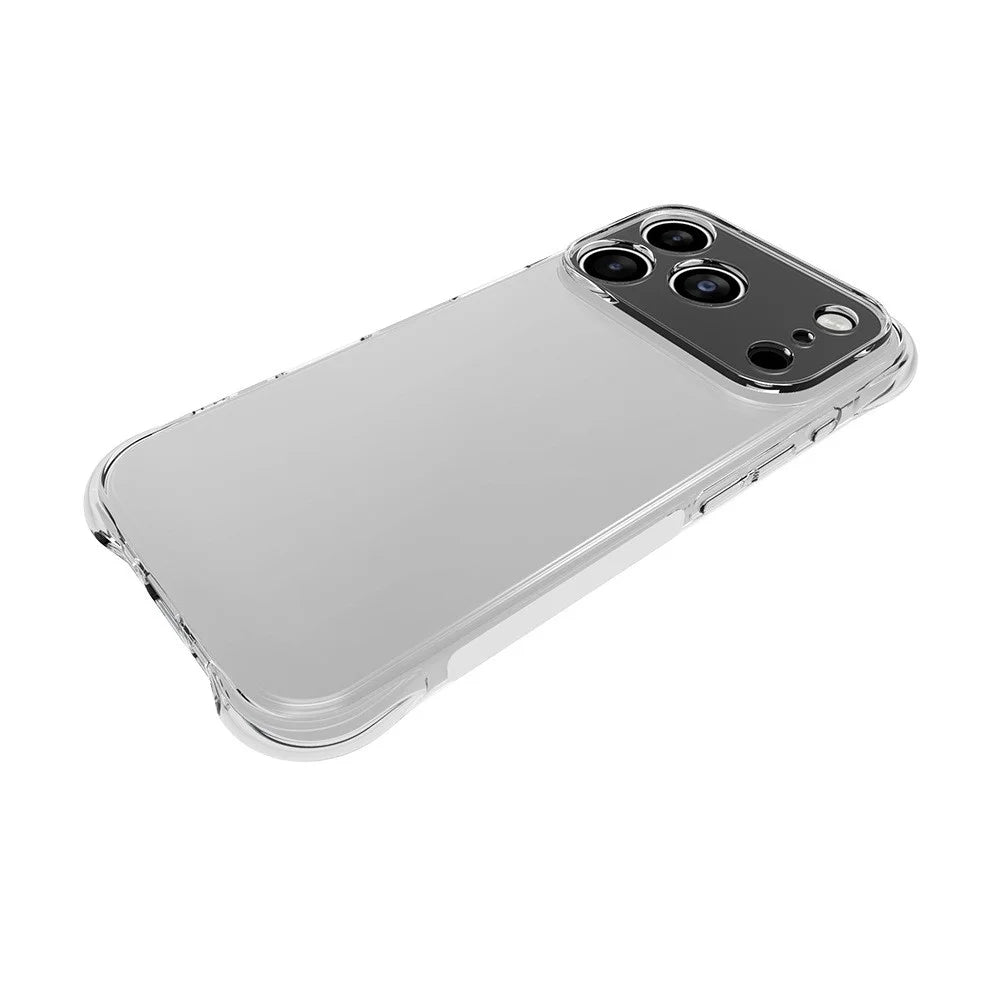 WANLONFENG For iPhone 17 Pro Case  WL Series 2.0mm TPU Phone Cover with Tempered Glass Film - Transparent - 4