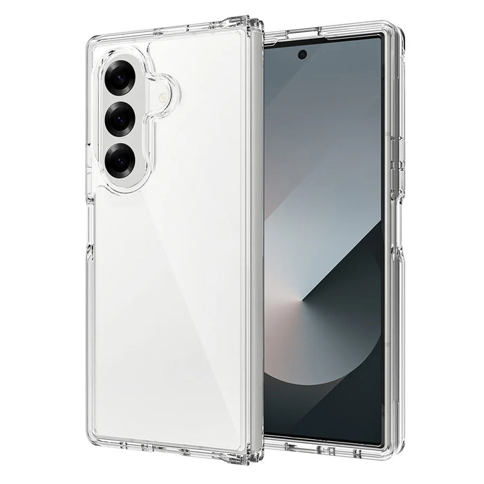 For Samsung Galaxy Z Fold7 5G Case TPU + Acrylic Clear Phone Cover, Integrated Design - 1