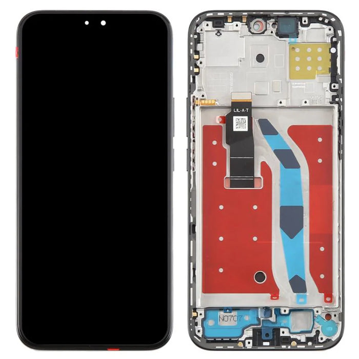 For Honor X60i 5G OEM Grade S AMOLED Screen and Digitizer Assembly + Frame (Without Logo) - Black - 1