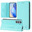 For Samsung Galaxy A54 5G Leather Case RINACASIS RC01 Phone Cover with RFID Blocking Wallet Stand - Mint Green - 3
