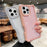 For iPhone 16 Pro Case Detachable 2 in 1 Glitter TPU + PC Shockproof Phone Back Cover - Red Purple  /  Blue Green - 4