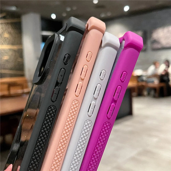 For iPhone 16 Pro Max Magnetic Case Detachable 2 in 1 Glitter TPU + PC Shockproof Phone Back Cover - Black - 7