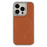 For iPhone 14 Pro Case Compatible with MagSafe Electroplating Edge PU + TPU + PC Phone Back Cover - Brown - 3