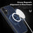 For iPhone 16 Plus Case Compatible with MagSafe RFID Blocking Card Holder Leather Phone Cover - Sapphire - 3