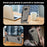 For Google Pixel 9a Magnetic Case with Folded Kickstand PC Silicone Leather Phone Back Cover - Grey - 7