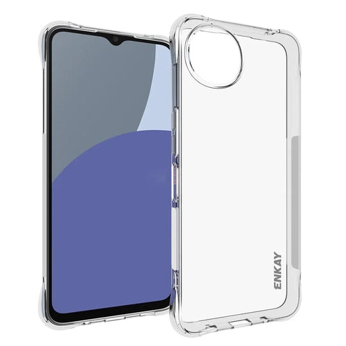 ENKAY HAT PRINCE For Sharp Aquos Wish5 Clear Phone Case   Shockproof Anti-slip TPU Cover - Transparent - 1