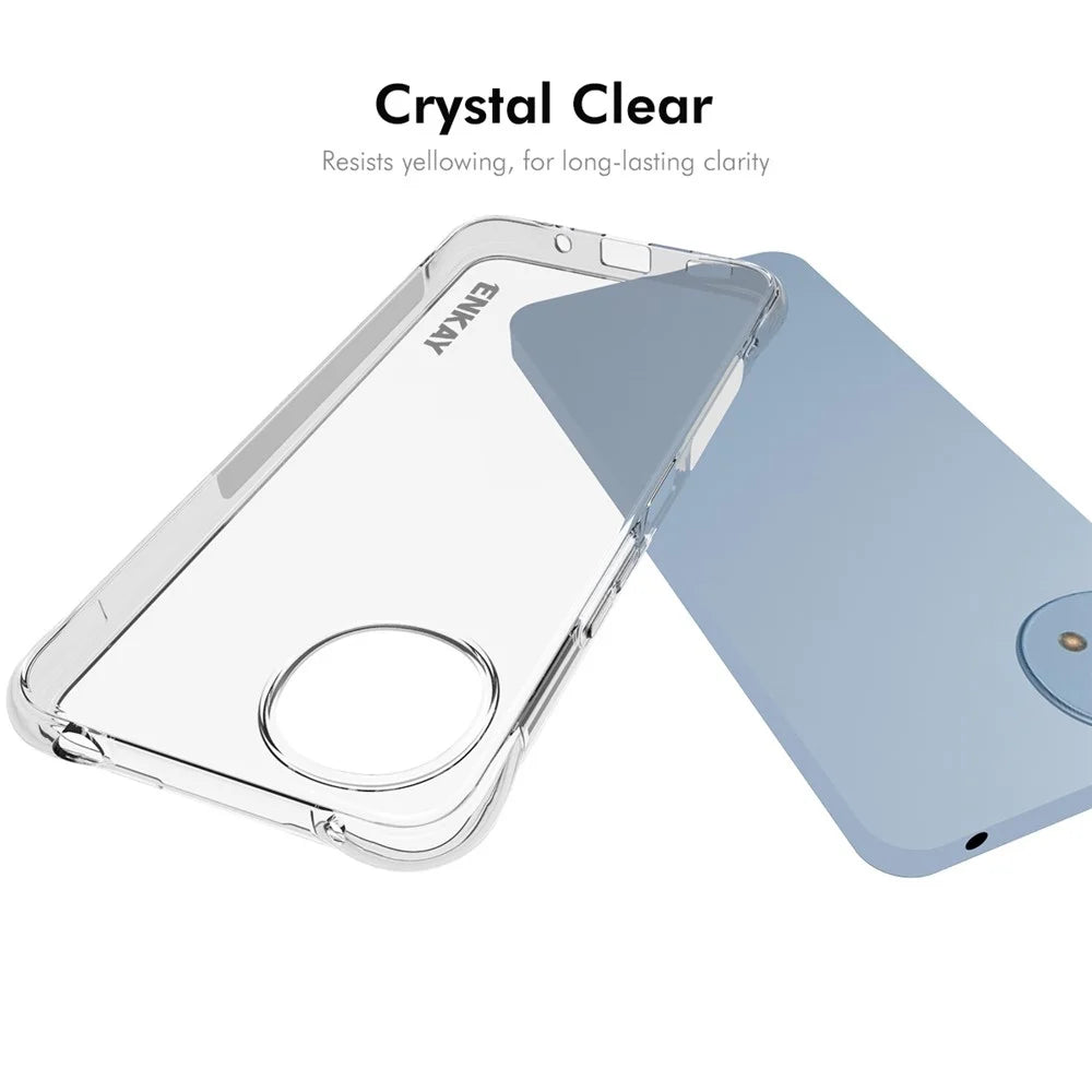 ENKAY HAT PRINCE For Sharp Aquos Wish5 Clear Phone Case   Shockproof Anti-slip TPU Cover - Transparent - 5