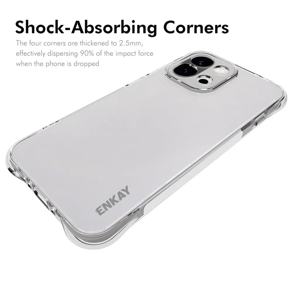 ENKAY HAT PRINCE For OnePlus 13T 5G Clear Phone Case   Shockproof Anti-slip TPU Cover - Transparent - 2