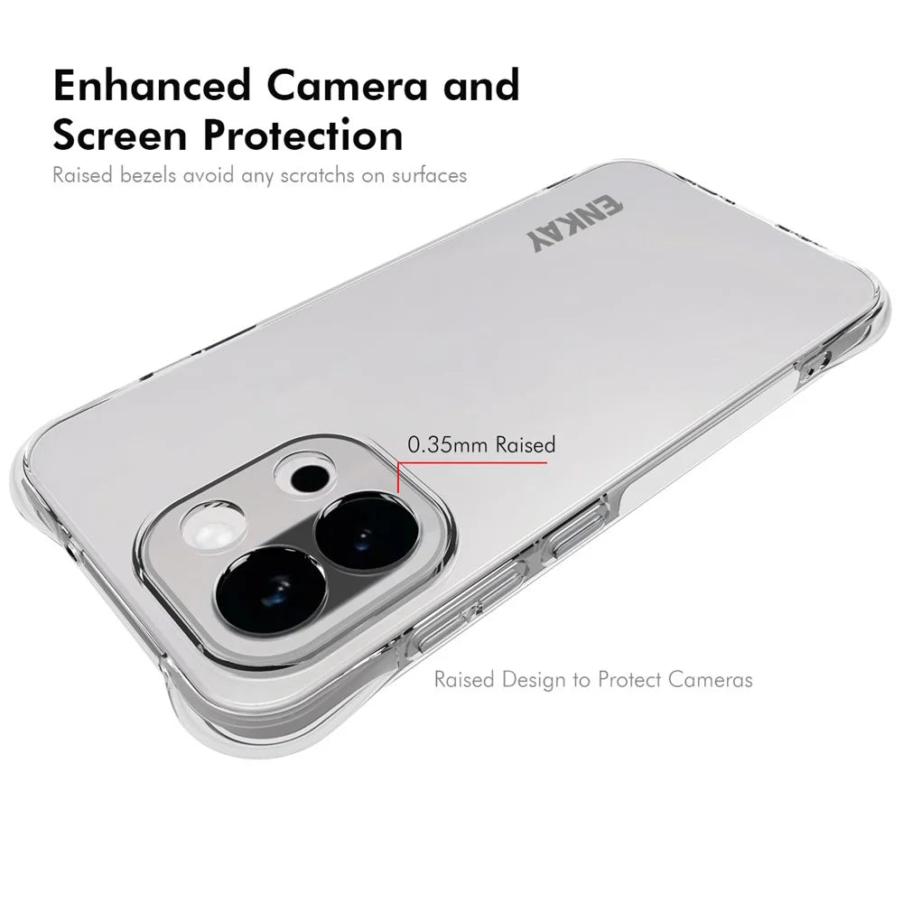ENKAY HAT PRINCE For OnePlus 13T 5G Clear Phone Case   Shockproof Anti-slip TPU Cover - Transparent - 3