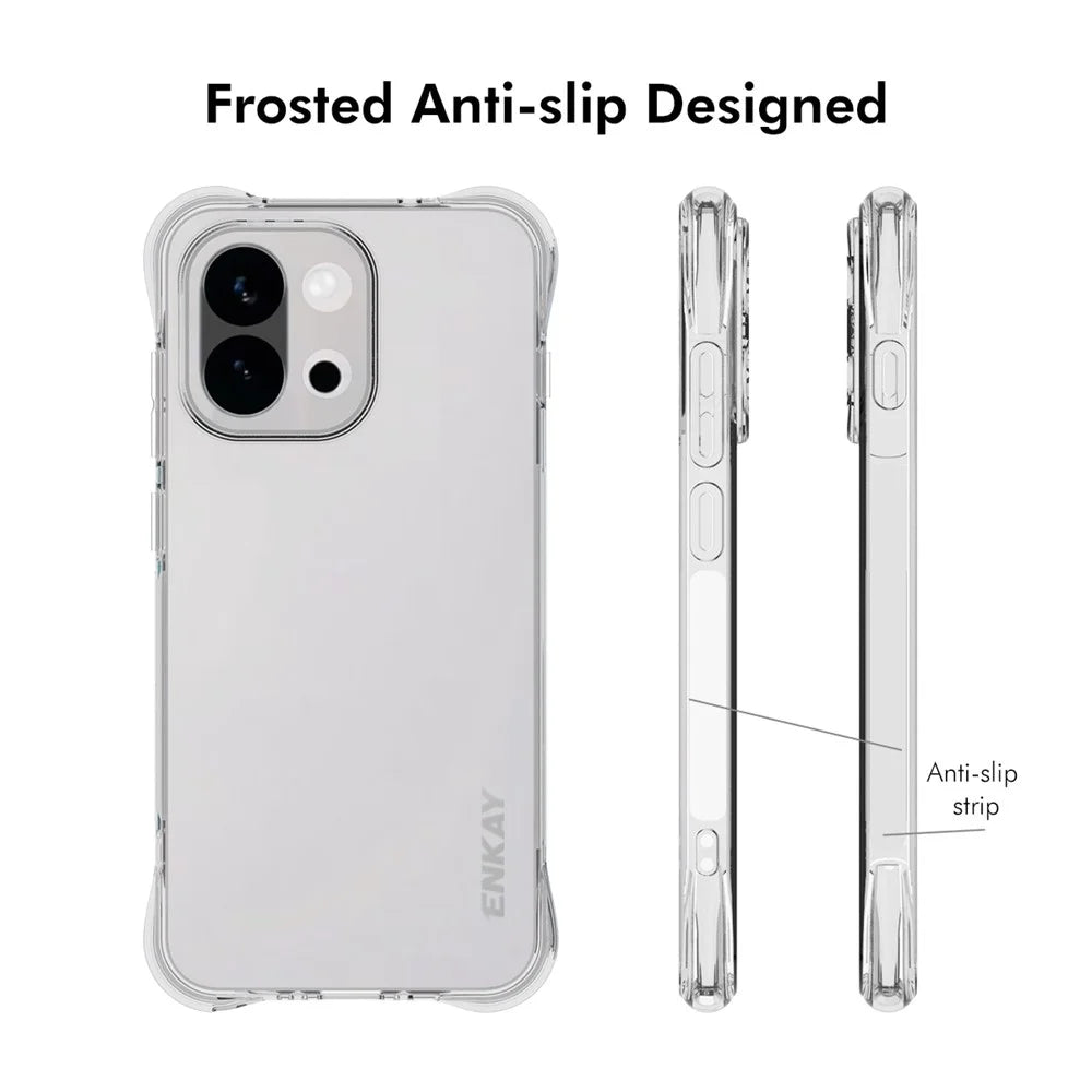 ENKAY HAT PRINCE For OnePlus 13T 5G Clear Phone Case   Shockproof Anti-slip TPU Cover - Transparent - 4