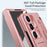 For Samsung Galaxy Z Fold7 5G Case Hinge Protection Hard PC Phone Cover with Screen Film - Pink - 5