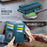 CASEME For Samsung Galaxy S20 FE Case  C39 RFID Blocking Zipper Wallet Stand Leather Cover with Strap - Green - 6