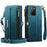 CASEME For Samsung Galaxy S20 Plus 4G / Galaxy S20 Plus 5G Case  C39 RFID Blocking Zipper Wallet Stand Leather Cover with Strap - Green - 2