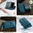 CASEME For Samsung Galaxy S20 Plus 4G / Galaxy S20 Plus 5G Case  C39 RFID Blocking Zipper Wallet Stand Leather Cover with Strap - Green - 4