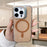 For iPhone 16 Pro Max Case Compatible with MagSafe Lens Kicktand Glitter PC Phone Cover - Gold - 2