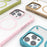 For iPhone 16 Pro Max Case Compatible with MagSafe Corner Protection PC + TPU Clear Back Cover - Black - 3