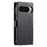 For Google Pixel 9 Pro XL Leather Case Rhombus Texture Wallet Stand Phone Cover with Wrist Strap - Black - 7