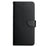 For TCL 60R 5G Case Genuine Cow Leather Phone Cover Nappa Texture - Black - 7