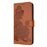 For iPhone Air Phone Cases Mandala Flower Leather Wallet Mobile Cover with Strap - Coffee - 2