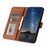 For iPhone Air Phone Cases Mandala Flower Leather Wallet Mobile Cover with Strap - Coffee - 4