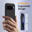 For Google Pixel 10 Pro / Pixel 10 Magnetic Case Anti-Drop Liquid Silicone Phone Cover - Black - 4