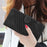 For iPhone 17 Pro Leather Case with Wrist Strap Diamond Imprint Wallet Phone Cover - Black - 4