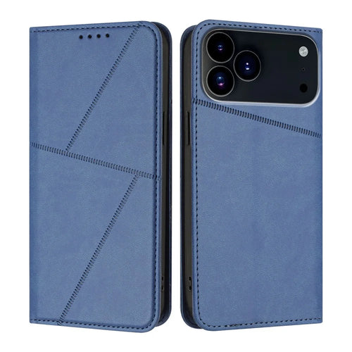 For iPhone 17 Pro Max Wallet Case Magnetic Closure Leather Flip Phone Cover with Stand - Royal Blue - 1