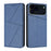 For iPhone 17 Pro Max Wallet Case Magnetic Closure Leather Flip Phone Cover with Stand - Royal Blue - 1