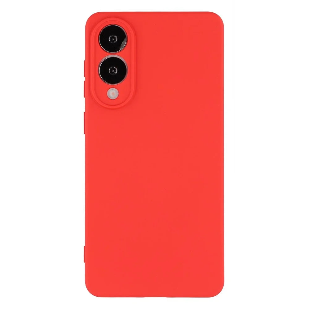 X-LEVEL For Samsung Galaxy S25 Edge Case Soft TPU Anti Scratch Fiber Lining Phone Cover - Red - 3