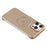 KIGC For iPhone 16 Pro Max Magnetic Case Electroplating PC + PU Phone Back Cover - Gold - 5