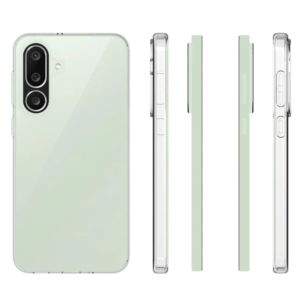 For Samsung Galaxy M56 5G Case Watermark Resistant TPU Clear Phone Back Cover - 5