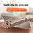 For iPhone 16 Pro Max Case Compatible with MagSafe Lens Frame Kickstand Clear PC Phone Cover - Transparent Black - 3