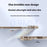 For iPhone 16 Pro Max Case Compatible with MagSafe Lens Frame Kickstand Clear PC Phone Cover - Transparent Black - 7