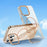 For iPhone 16 Pro Case Compatible with MagSafe Lens Frame Kickstand Clear PC Phone Cover - Transparent Gold - 2