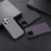 For iPhone 16 Pro Magnetic Case Houndstooth Pattern Leather + PC Phone Cover - White - 6