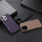 For iPhone 16 Pro Magnetic Case Diamond Texture Leather + PC Phone Cover - Purple - 6