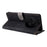 For TCL 60 NxtPaper 4G Case Wallet RFID Blocking PU Leather Phone Cover Stand with Strap - Black - 4