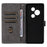 For TCL 60 NxtPaper 4G Case Wallet RFID Blocking PU Leather Phone Cover Stand with Strap - Black - 5