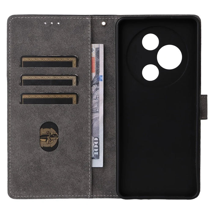 For TCL 60 NxtPaper 4G Case Wallet RFID Blocking PU Leather Phone Cover Stand with Strap - Black - 5