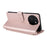 For Doogee Note 59 / Note 59 Pro Case with Shoulder / Wrist Strap Leather Phone Cover Stand Wallet - Pink - 6