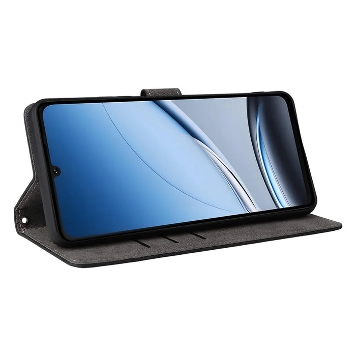For Doogee Note 59 / Note 59 Pro Case Wallet RFID Blocking PU Leather Phone Cover Stand with Strap - Black - 3